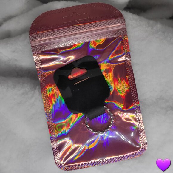 7.25 | NWOT | Hollow Heart Chain Ring - Picture 2 of 2